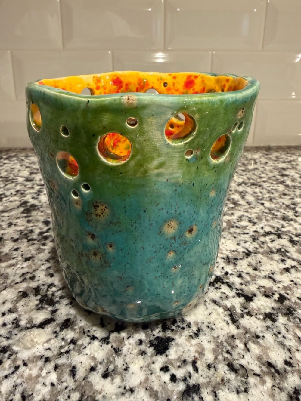 Handcrafted signed studio pottery